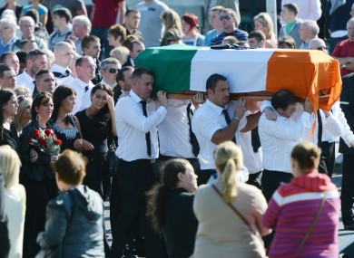 Alan Ryan's funeral