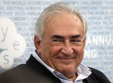 Dominique Strauss Kahn this month.