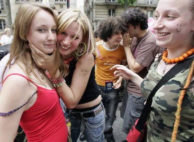 Revellers take part of the annual