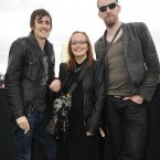 Pictured are (LtoR) Simon Burke, Victoria Hayes Burke and John O'Connell at the Heineken Social Area. Photo: Sasko Lazarov/Photocall Ireland