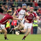 Leinster GAA Hurling Senior Championship Quarter-Final, Cusack Park, Mullingar 3/6/2012
Galway vs Westmeath
Westmeath's Paul Fennell and Aonghus Clarke with Damien Hayes of Galway
Mandatory Credit ©INPHO/James Crombie