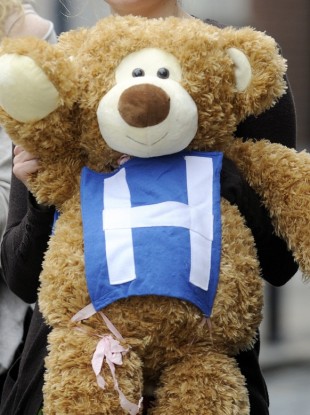 Earlier protests about the location of the hospital