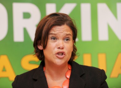 The Sinn Féin delegation will be led by the party's deputy leader, Mary Lou McDonald