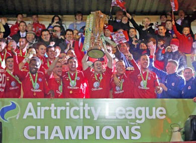 Sligo lift the trophy