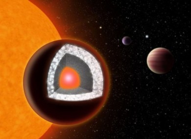 An artist's rendition of the planet released by Yale University