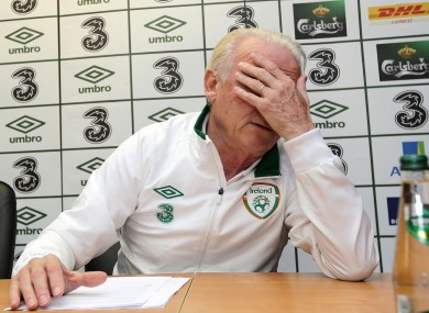 Giovanni Trapattoni does not want to linger on Ireland's record defeat.
