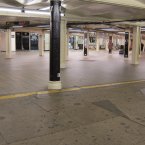 7pm on a Sunday may be quiet, but not THIS quiet. (Metropolitan Transportation Authority / Aaron Donovan)