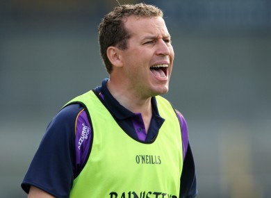 New Wexford U21 hurling manager JJ Doyle.