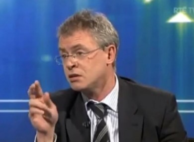 Brolly working for RTE Sport.