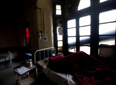 A tuberculosis patient in an isolation ward (File photo)