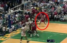 A 6th player ran onto the court during overtime of an NBA playoff game in ’93, and no one noticed until now
