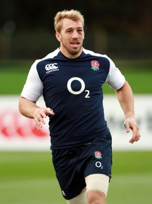 Chris Robshaw in training today.