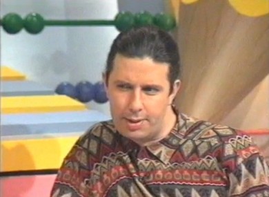 Presenter Gerry Ryan during the 1990s