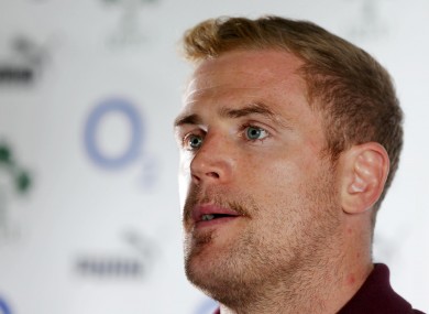 Heaslip will captain Ireland for the third time on Saturday.