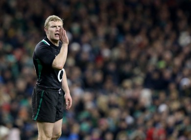 Keith Earls is more than happy to call the shots for the Irish backline.