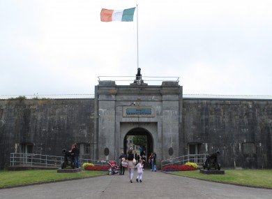 The gates to Fort Mitchel on Spike Island: City County Council has finalised a €40m plan to turn the island into a tourist hotspot.