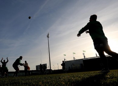 Connacht's rugby stars train in Galway this week.