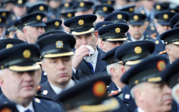 30/01/2013. Funeral of Garda Adrian Donohoe. Membe