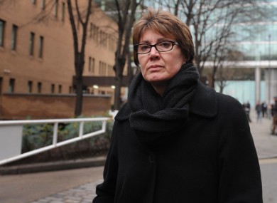 Detective Chief Inspector April Casburn leaves Southwark Crown Court, London today.