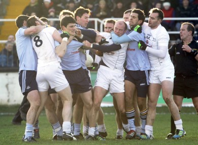 Dublin and Kildare players will face off in next Saturday's O'Byrne Cup final.