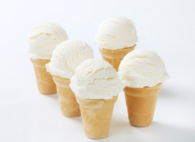Isn't it funny how we always seem to want ice cream - especially when it's cold out?