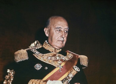 Spanish dictator Francisco Franco is shown in Madrid in 1966.