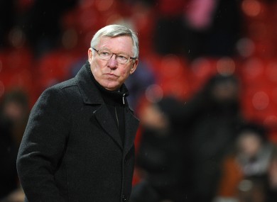 Alex Ferguson: outburst.