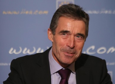 Anders Fogh Rasmussen speaking at the Institute of International and European Affairs in Dublin last night