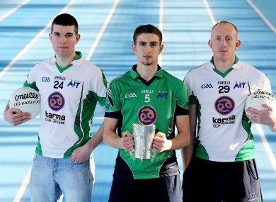 Athlone IT players Cathal Shine of Roscommon, Killian Clarke of Cavan and Gary Connaughton (file photo).