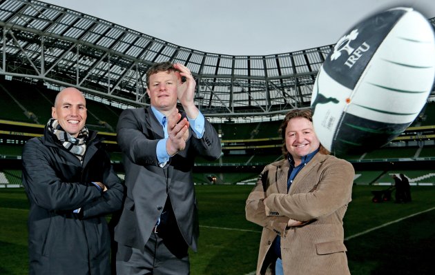 Girvan Dempsey, Malcolm O'Kelly and Shane Byrne 6/2/2013