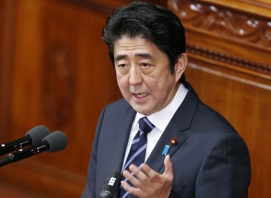 Japanese Prime Minister Shinzo Abe