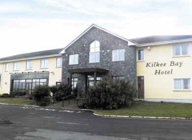 Kilkee Bay Hotel in Co Clare has a reserve of €315,000 for the March distressed property auction.