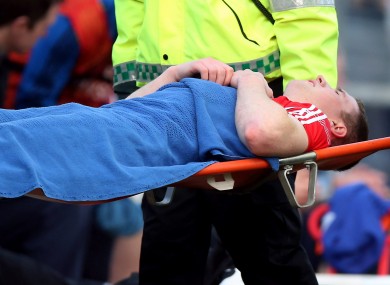 Colm O'Neill: has damaged his cruciate twice in the past.