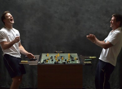 Brian O'Driscoll and Ronan O'Gara pictured before the World Cup in 2011.